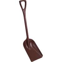 Vikan 6981MD4 One-Piece Metal Detectable Shovel, 10" x 14" Blade, 37-1/2" Length, Plastic, Red