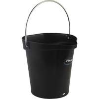 Vikan 56889 Seau, Noir, 1,5 gal. US