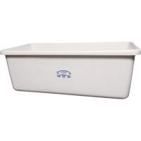 Transport Storage Tub, Plastic, White  JP082 | TENAQUIP