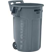 Brute<sup>®</sup> Vented Wheeled Container, Plastic, 44 US gal.  JP120 | TENAQUIP