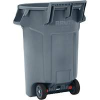 Rubbermaid 2131929 Contenant roulant avec fentes da&eacute;ration Brute, Plastique, 44 gal. US
