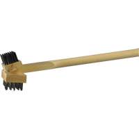 Felton Brushes CHEF100 Brosse commerciale double face pour r&ocirc;tissoire et gril, Acier au carbone/Fil en acier plat, Longueur 48"