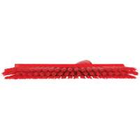 Vikan 31034 Dustpan Broom with Angled Thread, Medium Bristles, 10", Polyester, Red