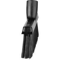 Vikan 31039 Balai biseaut&eacute; avec pas de vis inclin&eacute;, Crins Moyen, 10", Polyester, Noir