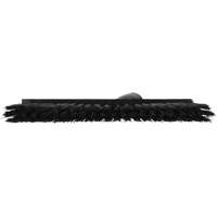 Vikan 31039 Balai biseaut&eacute; avec pas de vis inclin&eacute;, Crins Moyen, 10", Polyester, Noir