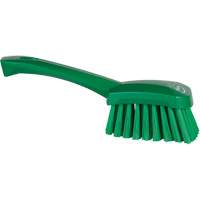 Vikan 41982 Short-Handled Washing Brush, Soft Bristles, 10-1/2" Long, Green