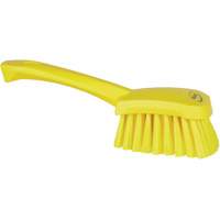 Vikan 41986 Brosse &agrave; r&eacute;curer avec manche court, Soies Doux, Longueur de 10-1/2", Jaune