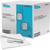 Cascades N692 Pro Signature&reg; Dinner Napkins, 1 Ply, 15" x 15"