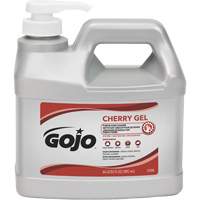 Gojo 2356-04 Nettoyant &agrave; mains, Gel/Pierre ponce, 1,89 L, Bouteille &agrave; pompe, Cerise
