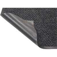 Herringbone Matting, Wiper/Scraper, 3' x 10' x 1/4", Dark Grey  JP626 | TENAQUIP