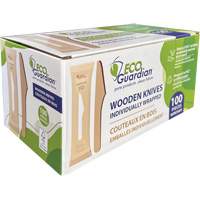  JP832 Couteaux en bois emball&eacute;s individuellement