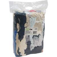 RMP Maintenance Products JQ108 Recycled Material Wiping Rags, Fleece, Mix Colours, 10 lbs.