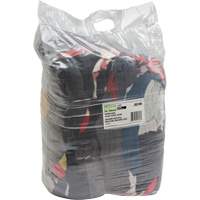 Recycled Material Wiping Rags, Fleece, Mix Colours, 25 lbs. JQ109 | TENAQUIP