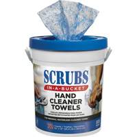 SCRUBS 42272 Hand Cleaner Towels, 72 Wipes, 12" x 10"
