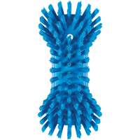Vikan 38943 Hand Brush, Extra Stiff Bristles, 9-1/10" Long, Blue