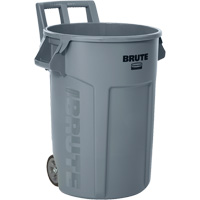 Rubbermaid 2179403 Vented Brute&reg; Container with Wheels, 32 US gal.