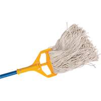 Produits d’entretien RMP JQ146 Poign&eacute;e avec agrafe, Fibre de verre/Plastique, Pointe Barri&egrave;re ouverte, 60" lo