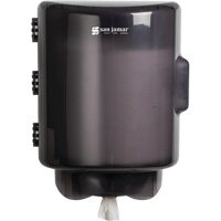 San Jamar DH420 Distributeur pour essuie-mains, D&eacute;vidoir central, 10,75" la x 10,25" p x 13,25" h