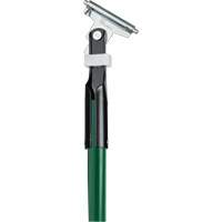 M2 Professional DF-CL60F-GN Green Clipper Dust Mop Handle, Fibreglass, 1" Diameter, 60" Length