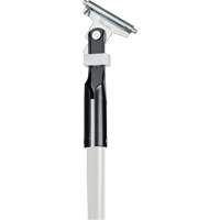 M2 Professional DF-CL60F-WH Manche blanche pour vadrouille &agrave; &eacute;pousseter Clipper, Fibre de verre, 1" dia, 60" lo