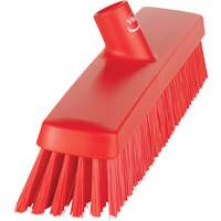 Vikan 31754 T&ecirc;te de balai-brosse, Crins Fin/Ferme, 16-1/2", Polyester/Polypropyl&egrave;ne, Rouge