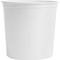  JQ326 Food Storage Container, Plastic, 2 L Capacity, White