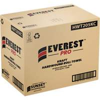 Sunset Converting Corporation HWT205KC Everest Pro Kraft Hardwound Roll Towels, 1 Ply, Standard