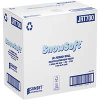 Sunset Converting Corporation JRT700 Snowsoft Deluxe Bathroom Tissue, Jumbo Roll, 2 Ply, White