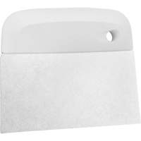 Vikan 40575 Flexible Stainless Steel Dough Cutter/Scraper, White, 4-1/2" W x 5-3/4" L