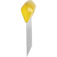 Vikan 40576 Flexible Stainless Steel Dough Cutter/Scraper, Yellow, 4-1/2" W x 5-3/4" L