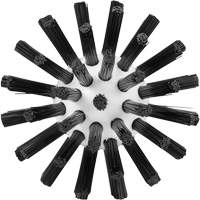 Vikan 5380639 Brosse de nettoyage, Soies Ferme, Longueur de 5-7/10", Noir
