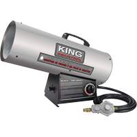 King Canada KPH-125 Forced Air Construction Heater, Contractor, Propane, 125000 BTU/H