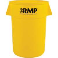 Produits d’entretien RMP JQ749 Bac &agrave; d&eacute;chets, Poly&eacute;thyl&egrave;ne, 44 gal. US