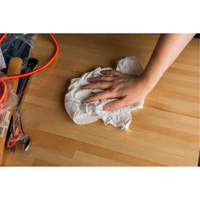 RMP Maintenance Products JQ782 Recycled Rags, Cotton, White, 10 lbs.