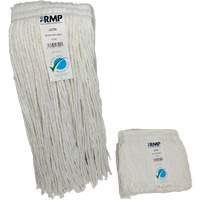 Produits d’entretien RMP JQ785 T&ecirc;te de vadrouille &eacute;troite &agrave; 4 plis, Rayonne, 12 oz, Style Coup&eacute;