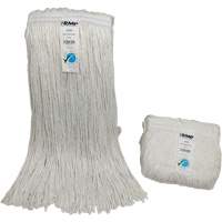 Produits d’entretien RMP JQ788 T&ecirc;te de vadrouille &eacute;troite &agrave; 4 plis, Rayonne, 32 oz, Style Coup&eacute;
