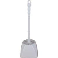 RMP Maintenance Products JQ831 Toilet Bowl Brush & Caddy, Polypropylene Bristles, White
