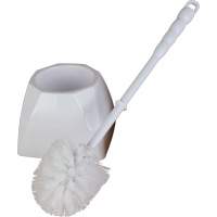 RMP Maintenance Products JQ831 Toilet Bowl Brush & Caddy, Polypropylene Bristles, White