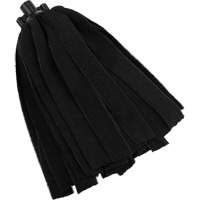 Vikan 37009 Socket Mop, Black, Microfibre, Cut Style