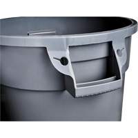 M2 Professional WM-PRH3232-G Contenant gris Titan pour d&eacute;chets, Plastique, 32 gal. US