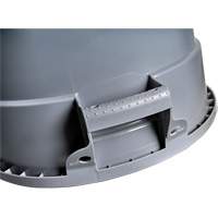 M2 Professional WM-PRH3232-G Contenant gris Titan pour d&eacute;chets, Plastique, 32 gal. US