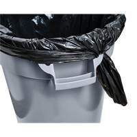 M2 Professional WM-PRH2020-G Grey Titan Garbage Container, Plastic, 20 US gal.