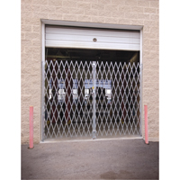 Illinois Engineered Products PFG1485 Barri&egrave;res de s&eacute;curit&eacute; galvanis&eacute;es repliables, Repliable double fixe, 14' lo x 8' h d&eacute;ploy&eacute;