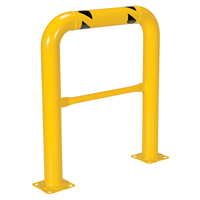 High Profile Machinery Guards, 3' W x 3.5' H, Yellow  KA110 | TENAQUIP