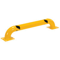 Vestil LPRO-48-9-4 Low Profile Rack Guards, 4' W x 0.75' H, Yellow