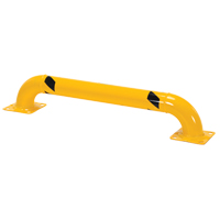 Vestil LPRO-48-9-4 Low Profile Rack Guards, 4' W x 0.75' H, Yellow