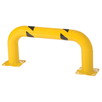 Low Profile Rack Guards, 3' W x 1.4' H, Yellow  KA114 | TENAQUIP