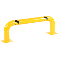 Vestil LPRO-48-16-4 Low Profile Rack Guards, 4' W x 1.4' H, Yellow