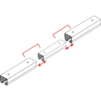 Curtain Partition Track Splicer  KB029 | TENAQUIP