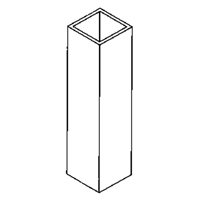 Duratrack A256-8 Montant pour murs-rideaux mont&eacute;s au sol